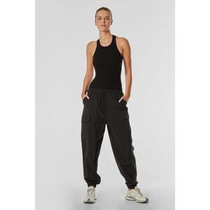 Noli Destination Pants Black Size Small Cargo Pocket Wide Leg Casual Comfortable